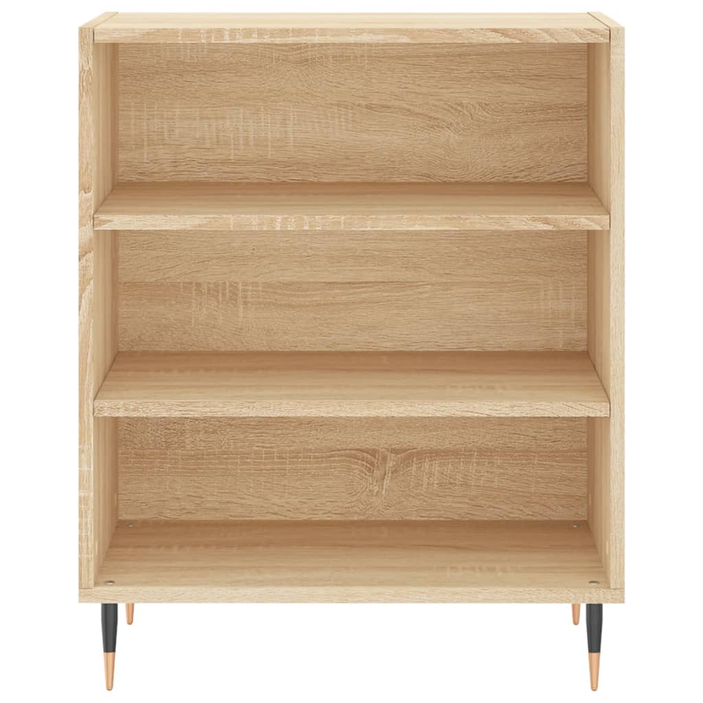 Dressoir 57x35x70 cm bewerkt hout bruin eikenkleur