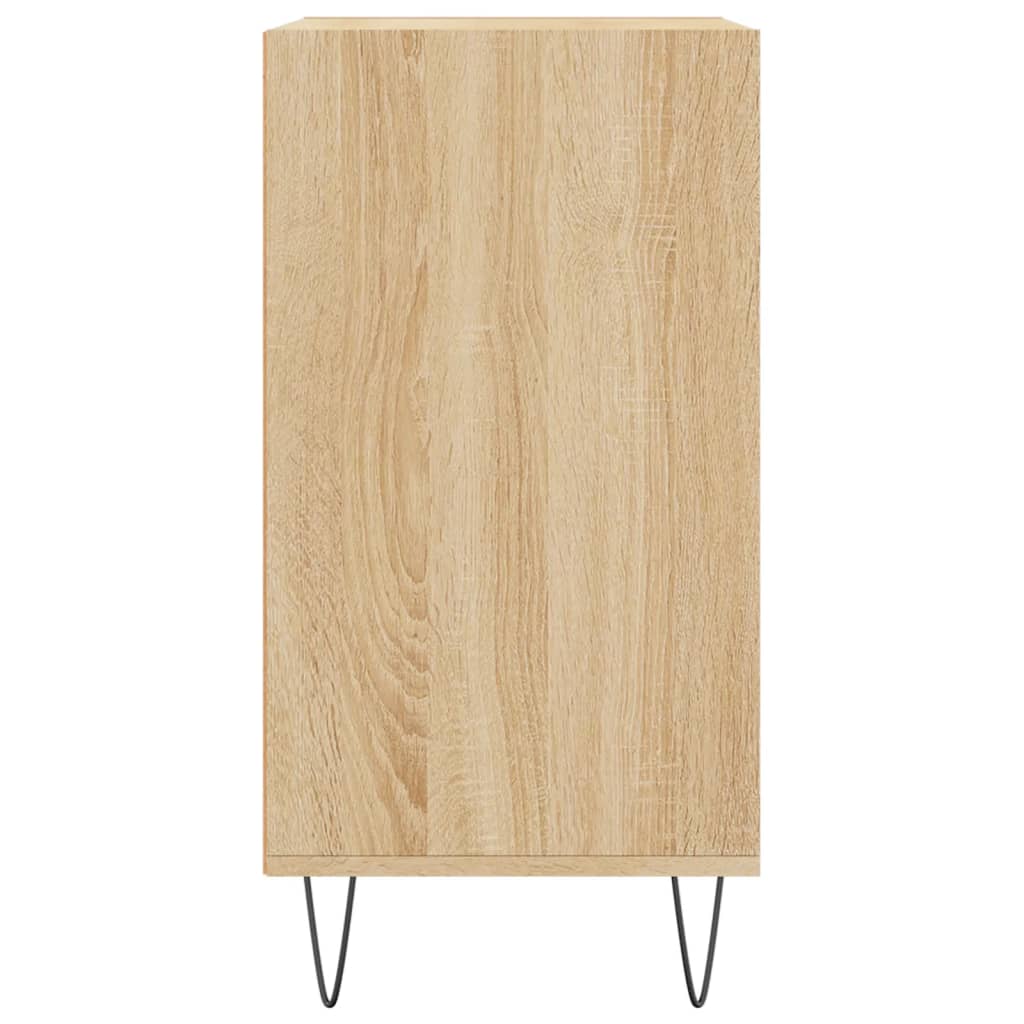 Dressoir 57x35x70 cm bewerkt hout bruin eikenkleur