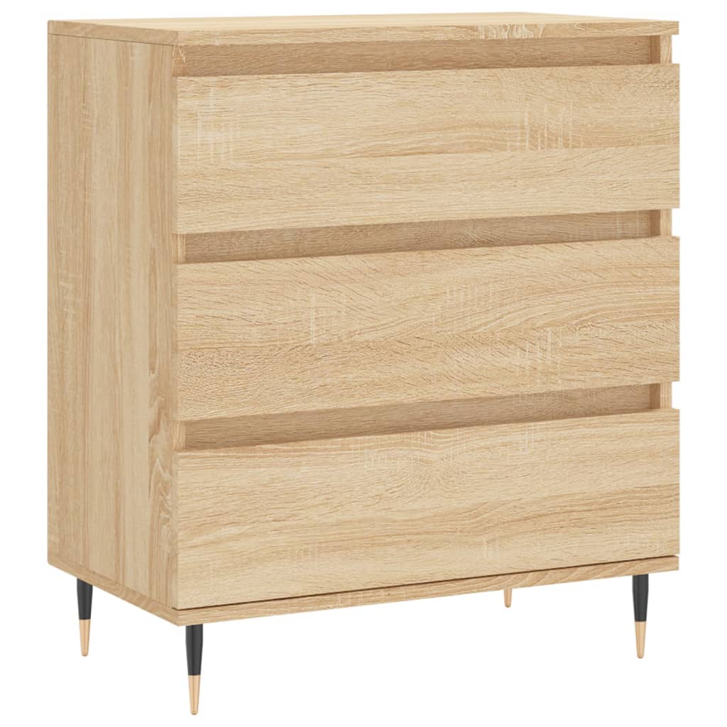 Dressoir 60x35x70 cm bewerkt hout