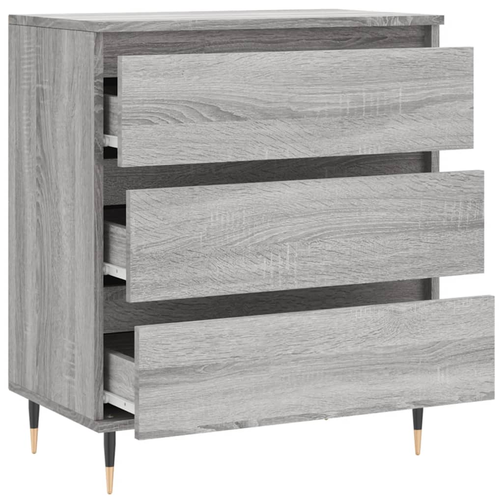 Dressoir 60x35x70 cm bewerkt hout