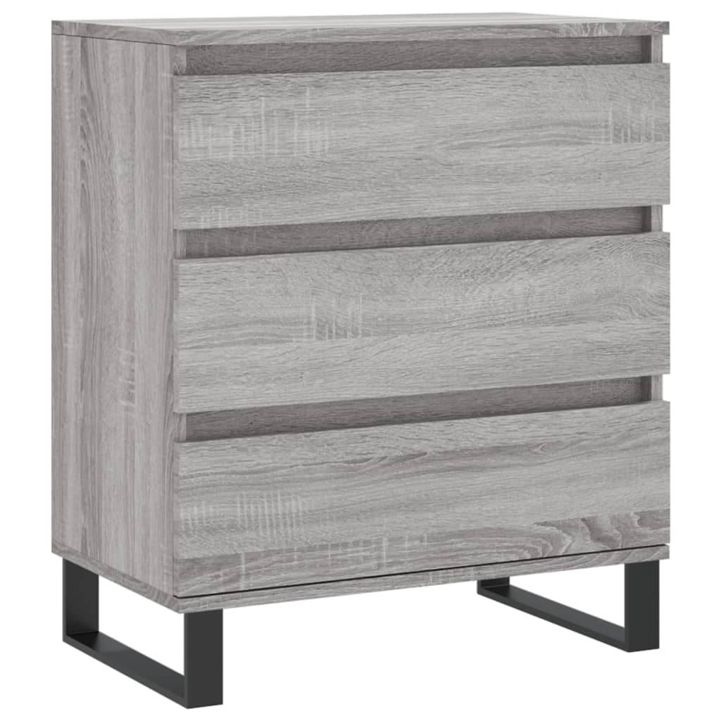 Dressoir 60x30x75 cm bewerkt hout eikenkleurig