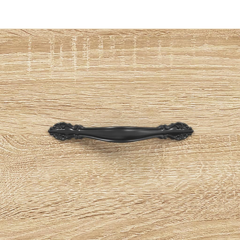 Nachtkastjes 2 st 40x35x47,5 cm bewerkt hout eikenkleur