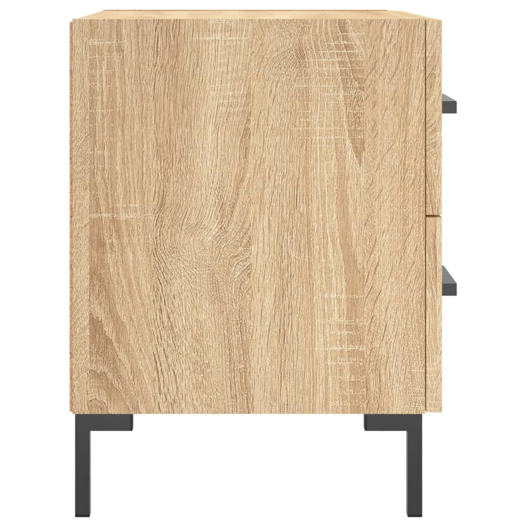 Nachtkastjes 2 st 40x35x47,5 cm bewerkt hout