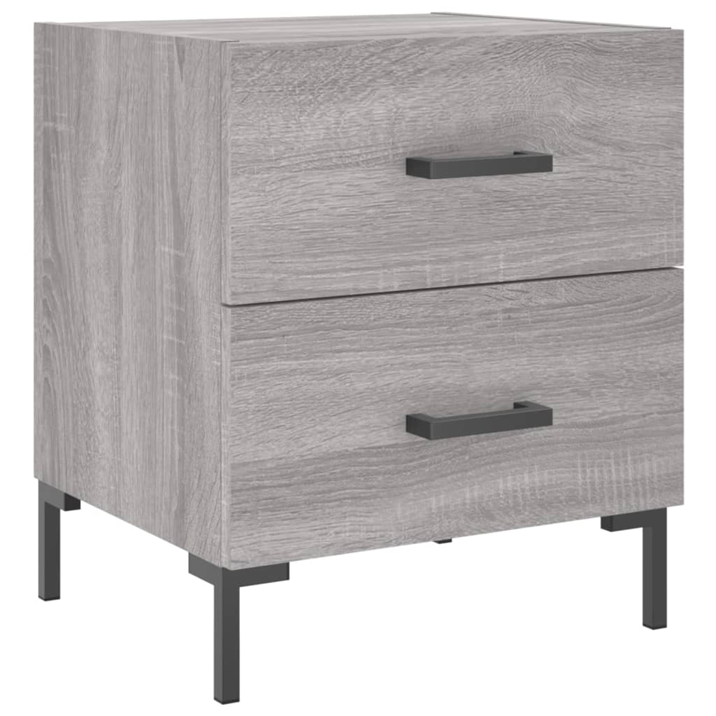 Nachtkastjes 2 st 40x35x47,5 cm bewerkt hout