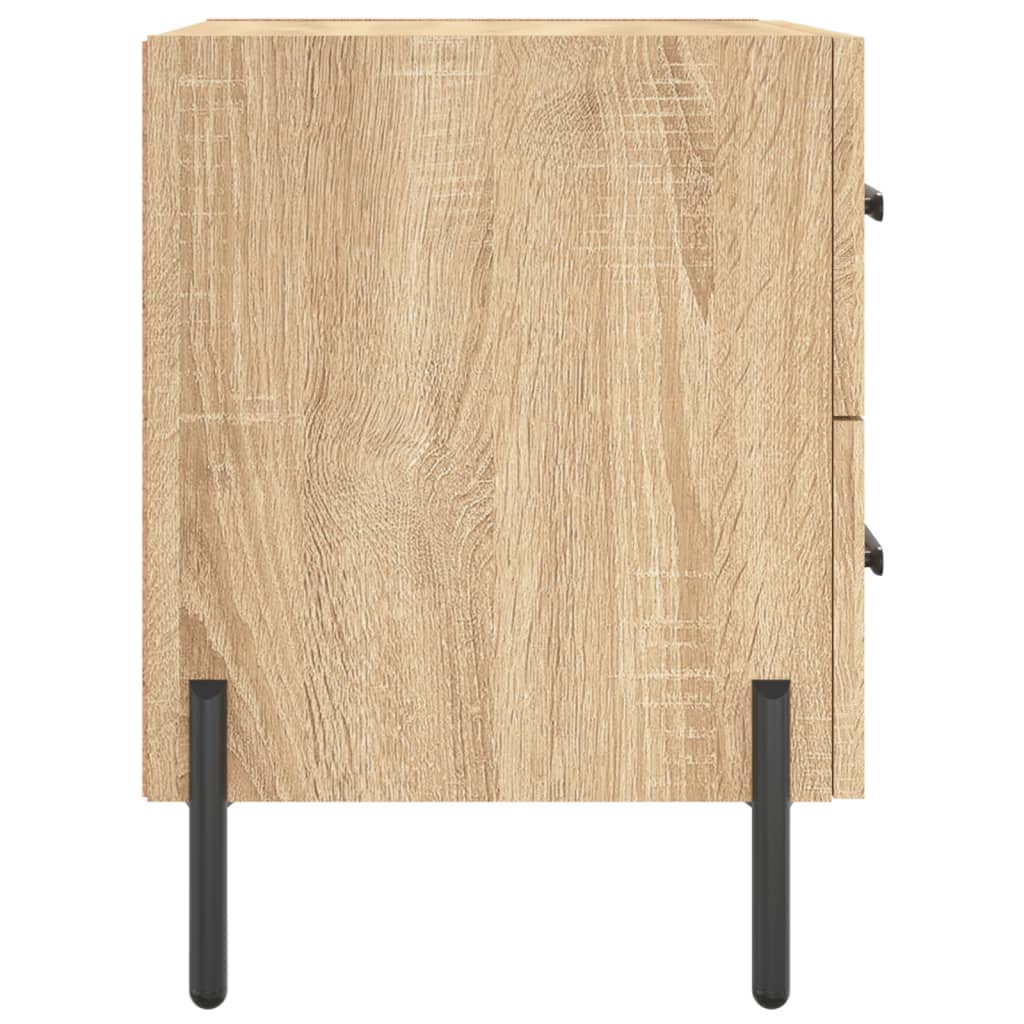 Nachtkastjes 2 st 40x35x47,5 cm bewerkt hout