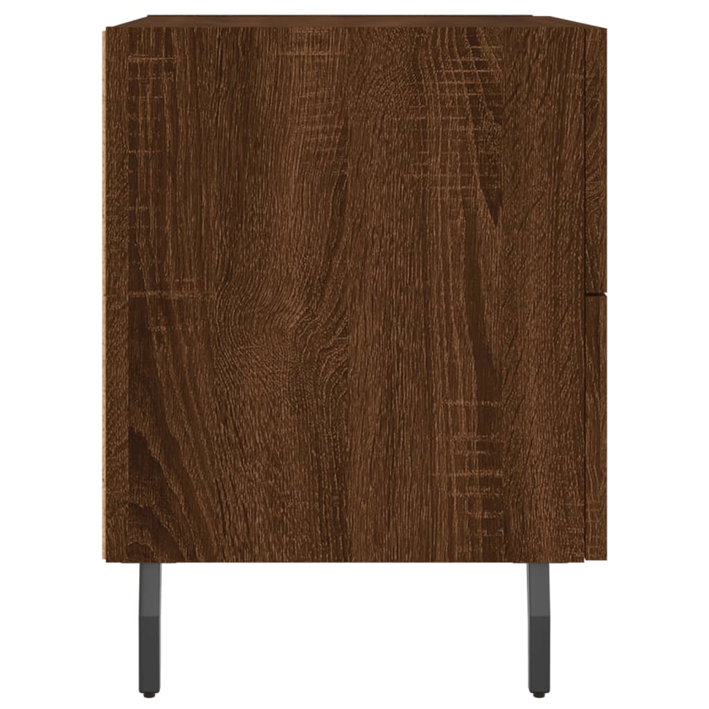 Nachtkastjes 2 st 40x35x47,5 cm bewerkt hout