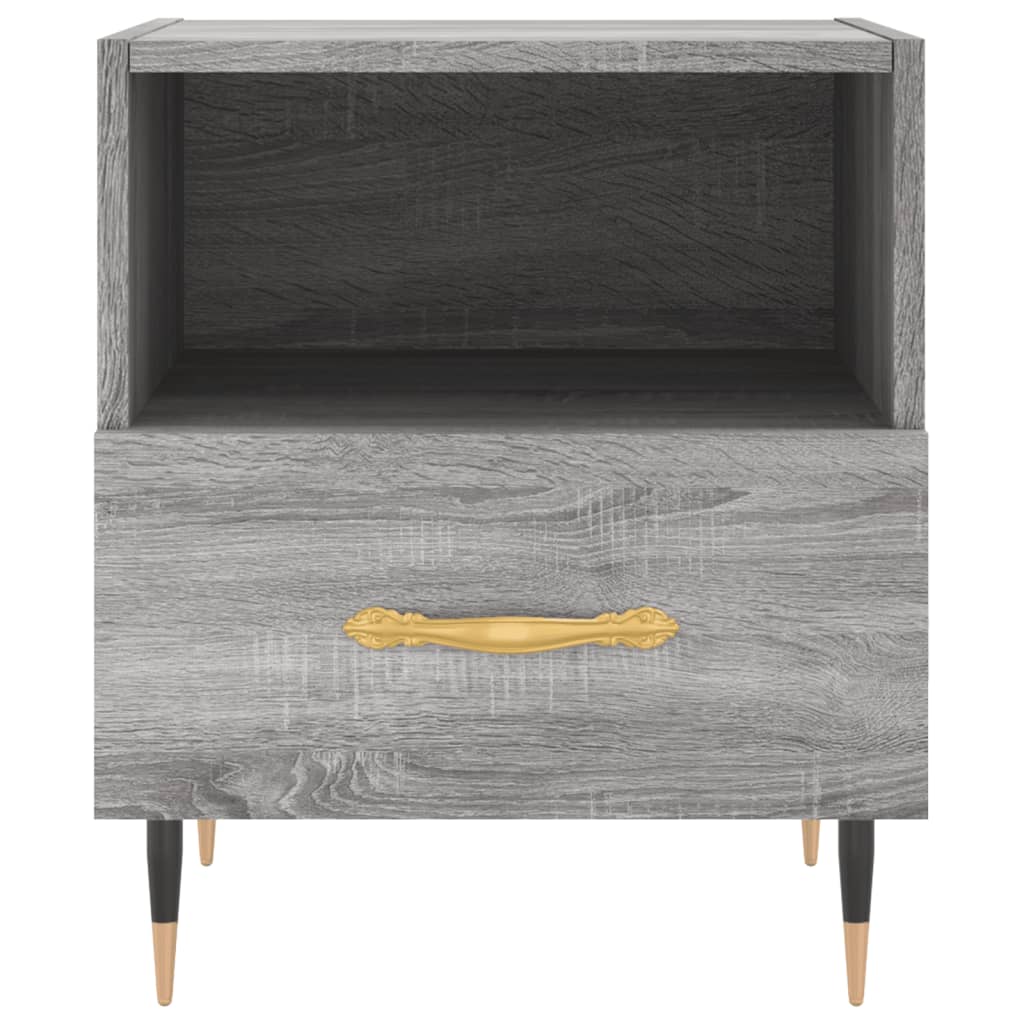 Nachtkastjes 2 st 40x35x47,5 cm bewerkt hout