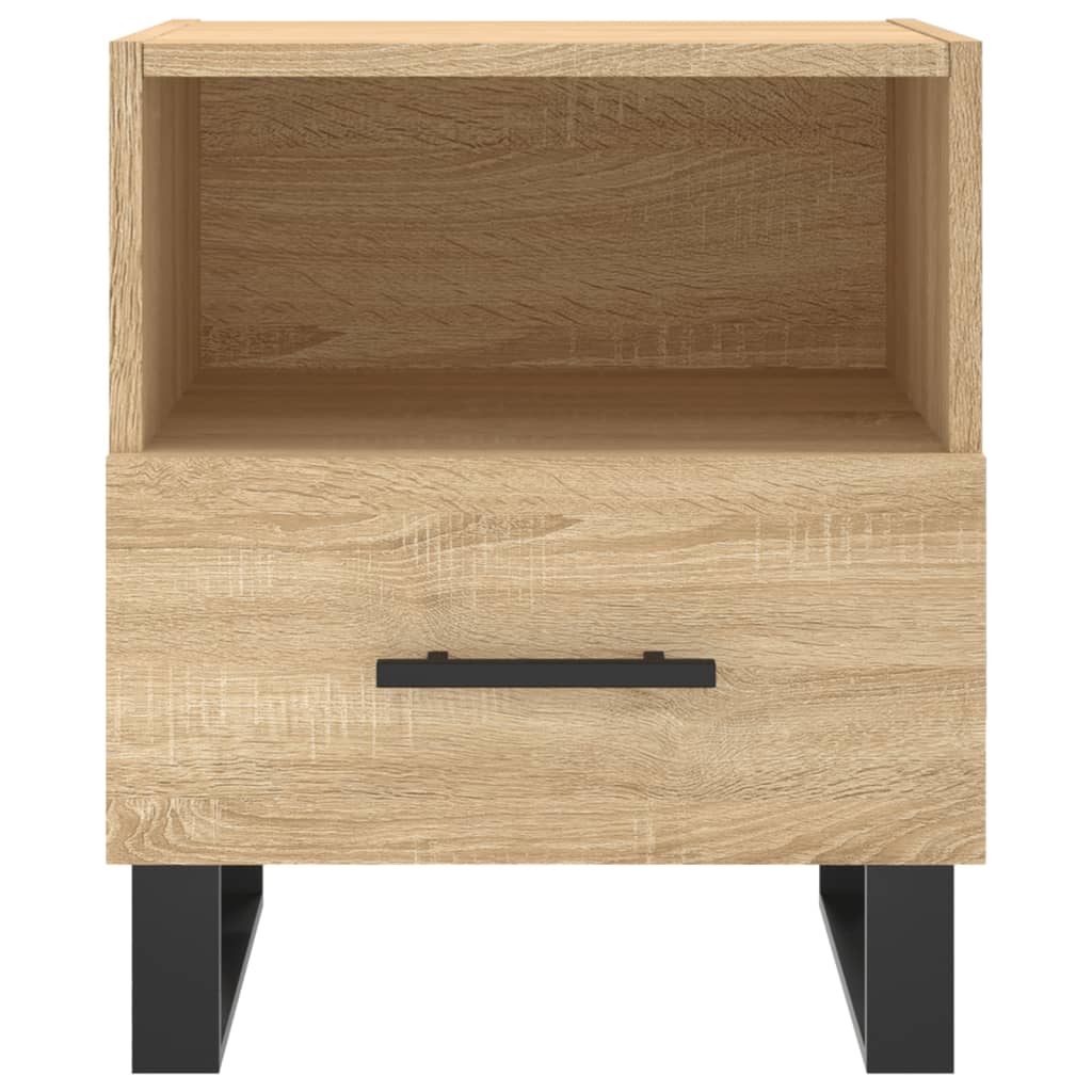 Nachtkastjes 2 st 40x35x47,5 cm bewerkt hout