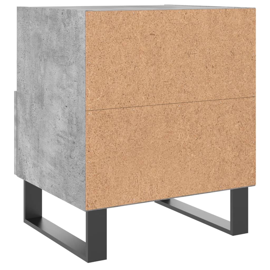 Nachtkastjes 2 st 40x35x47,5 cm bewerkt hout