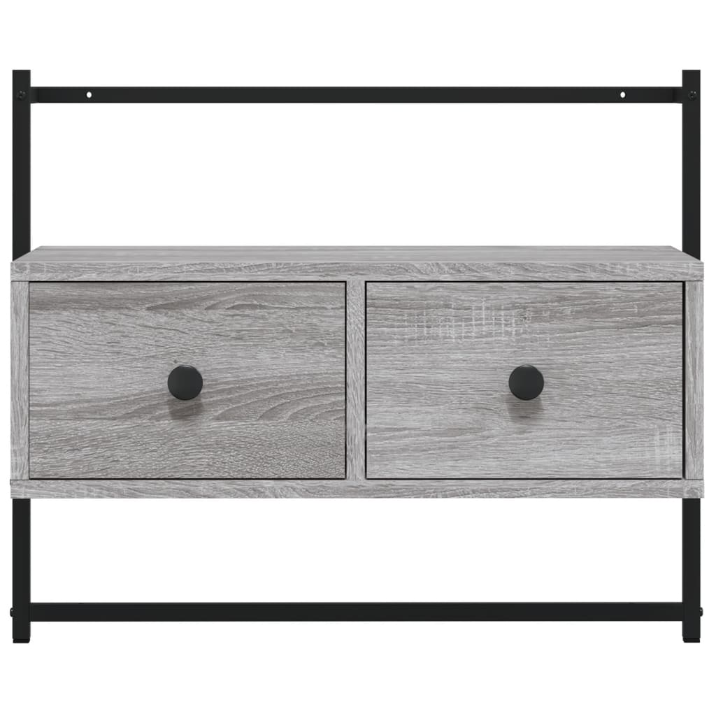 Tv-meubel wandgemonteerd 100,5x30x51 cm hout