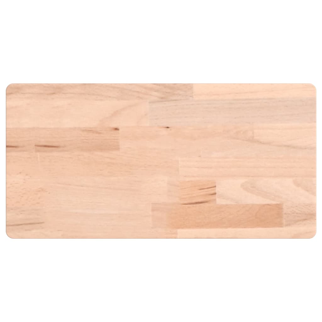 Wandschap 100x20x4 cm massief beukenhout