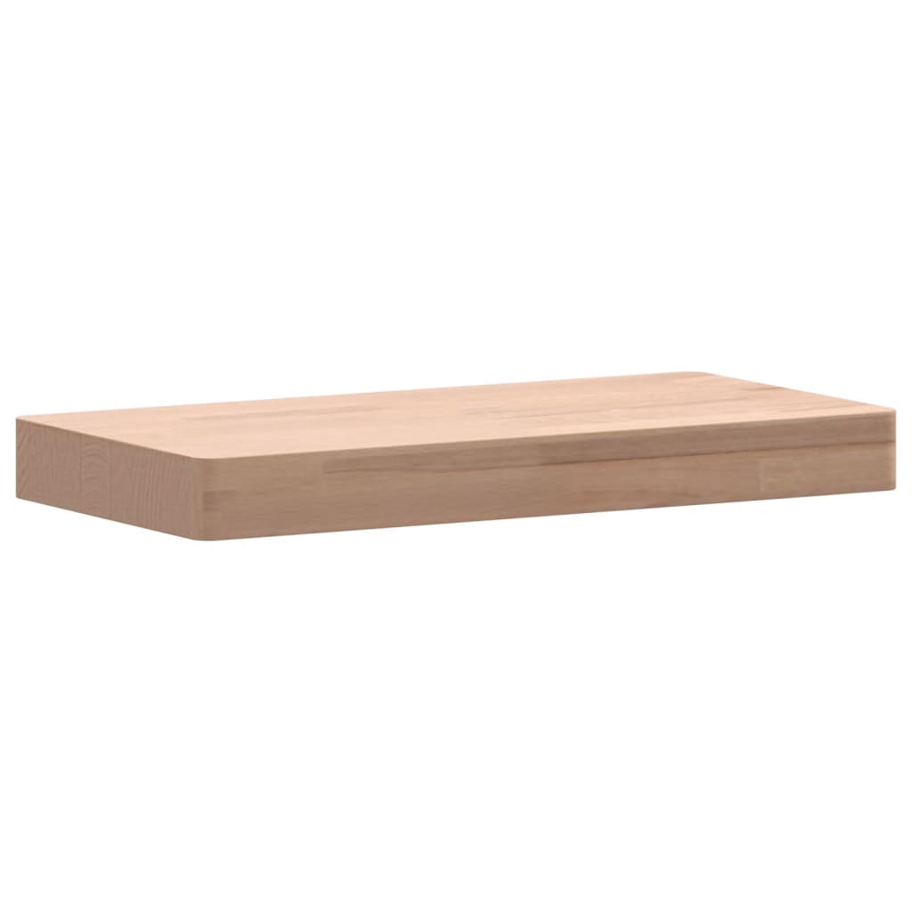 Wandschap 100x20x4 cm massief beukenhout