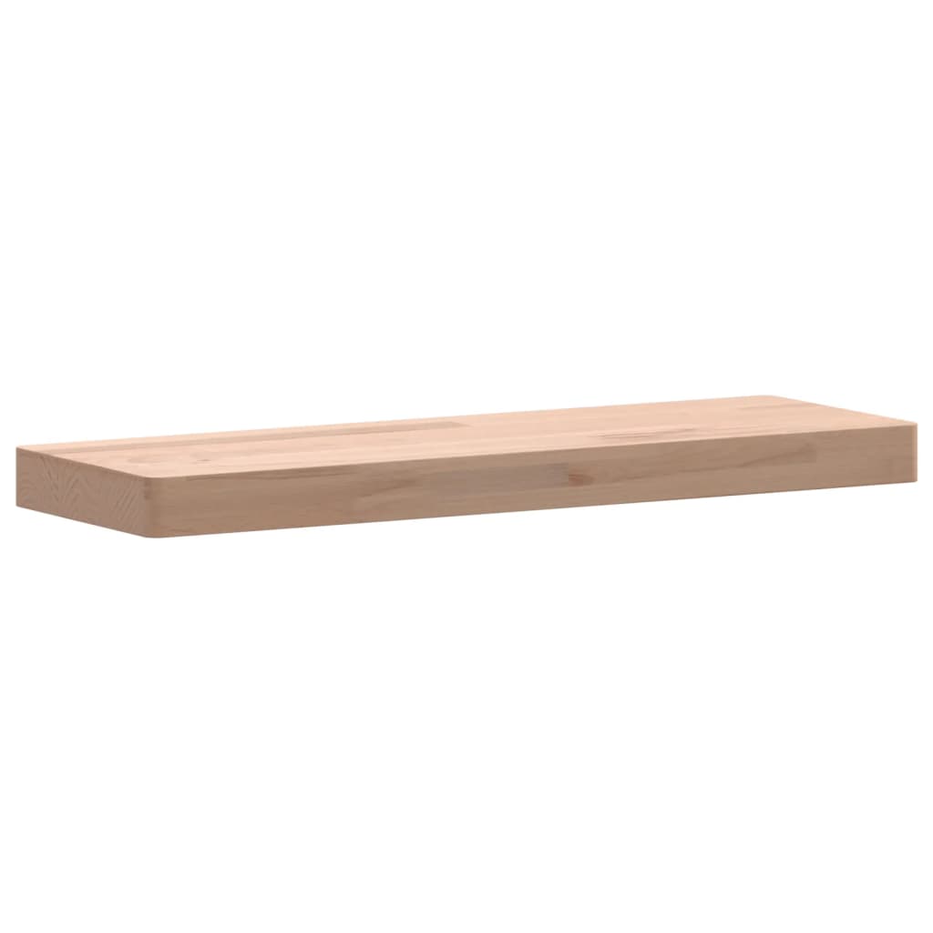 Wandschap 100x20x4 cm massief beukenhout