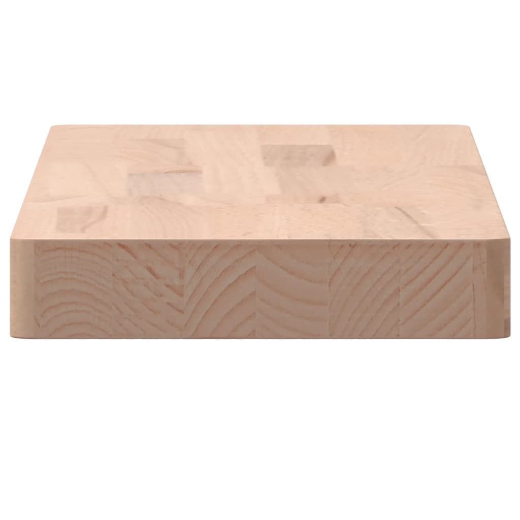 Wandschap 100x20x4 cm massief beukenhout