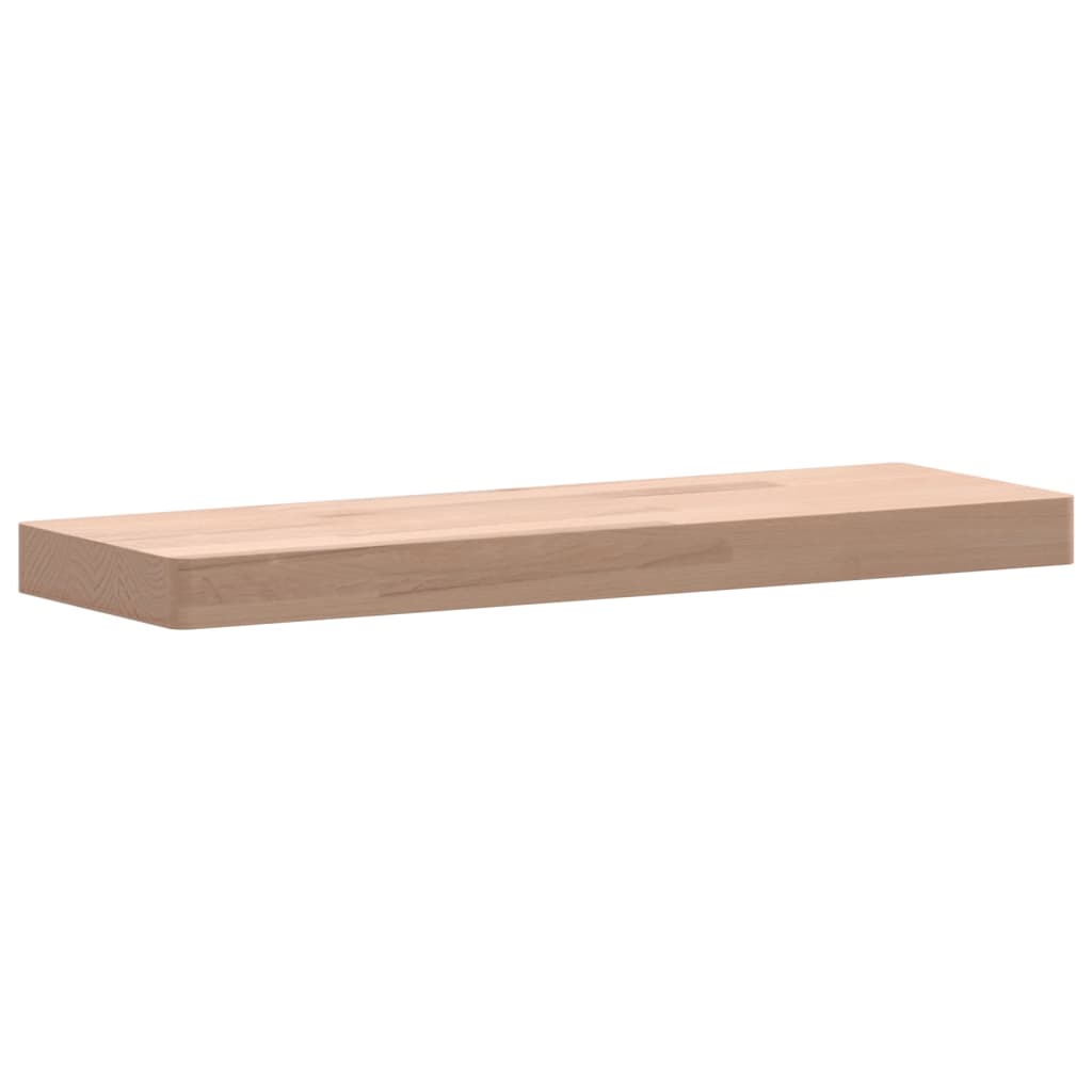 Wandschap 100x20x4 cm massief beukenhout