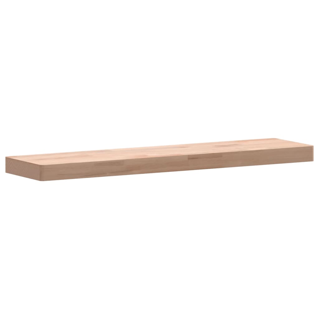 Wandschap 60x20x4 cm massief beukenhout