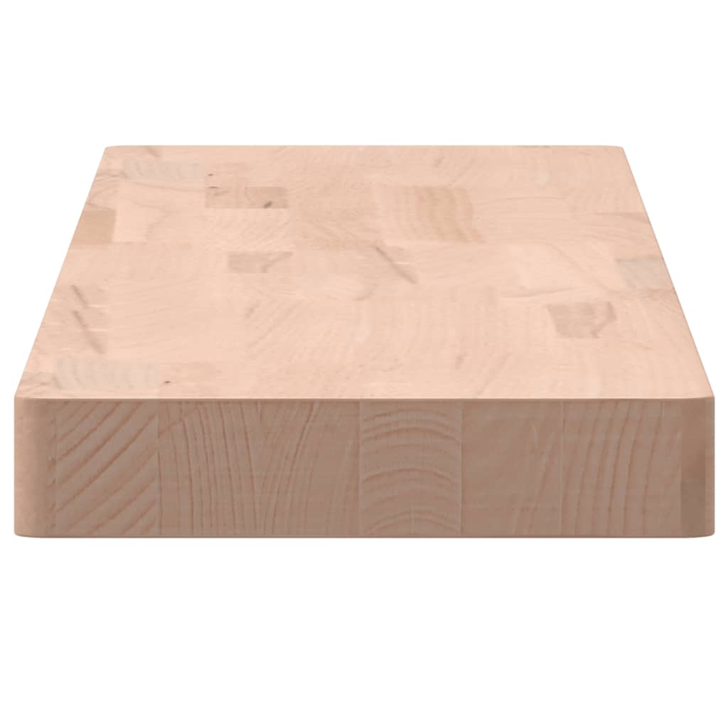 Wandschap 60x20x4 cm massief beukenhout