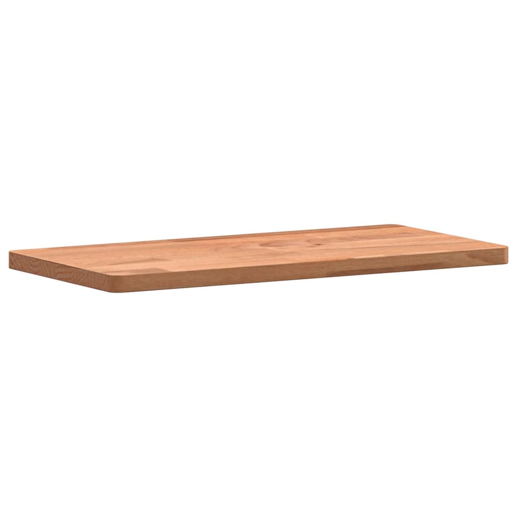 Wandschap 60x20x4 cm massief beukenhout