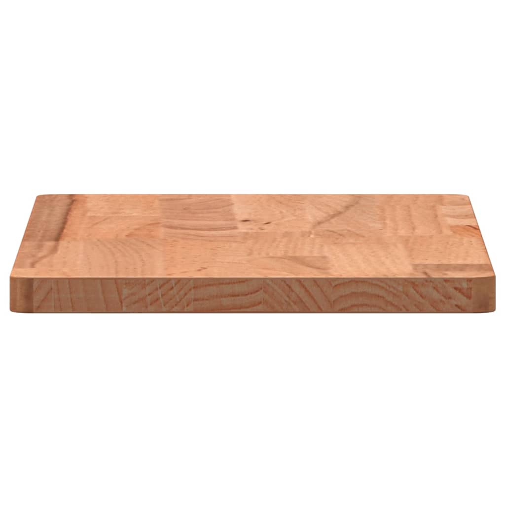 Wandschap 60x20x4 cm massief beukenhout