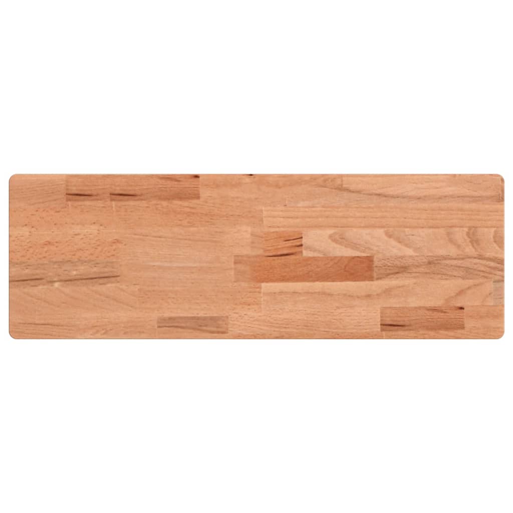 Wandschap 100x20x4 cm massief beukenhout