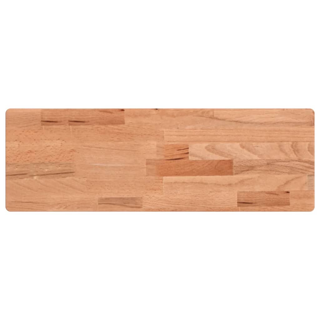 Wandschap 60x20x4 cm massief beukenhout