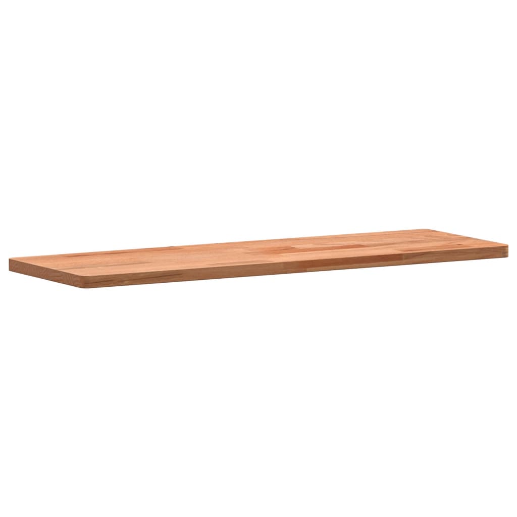 Wandschap 60x20x4 cm massief beukenhout