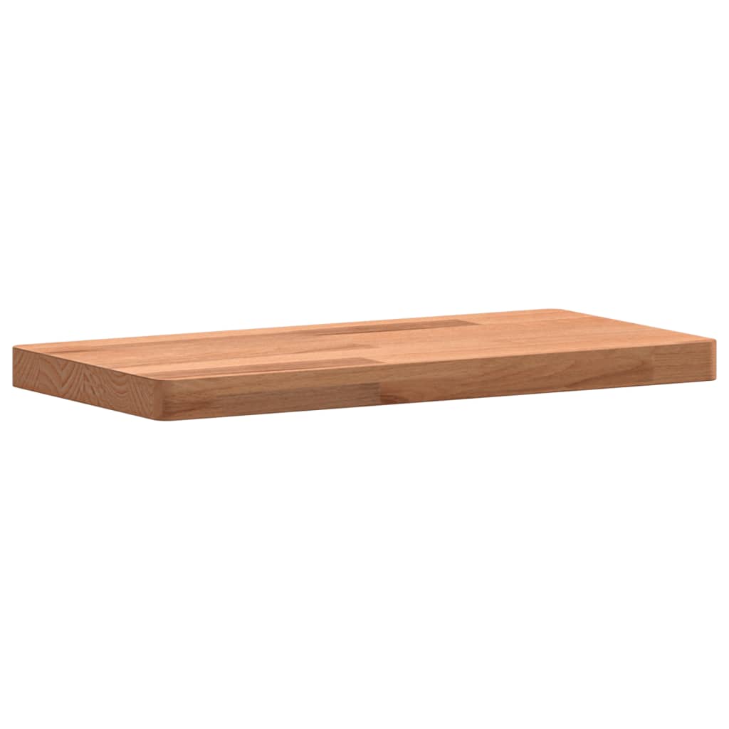 Wandschap 100x20x4 cm massief beukenhout