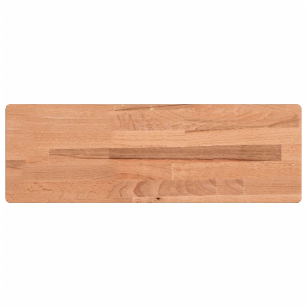 Wandschap 100x20x4 cm massief beukenhout