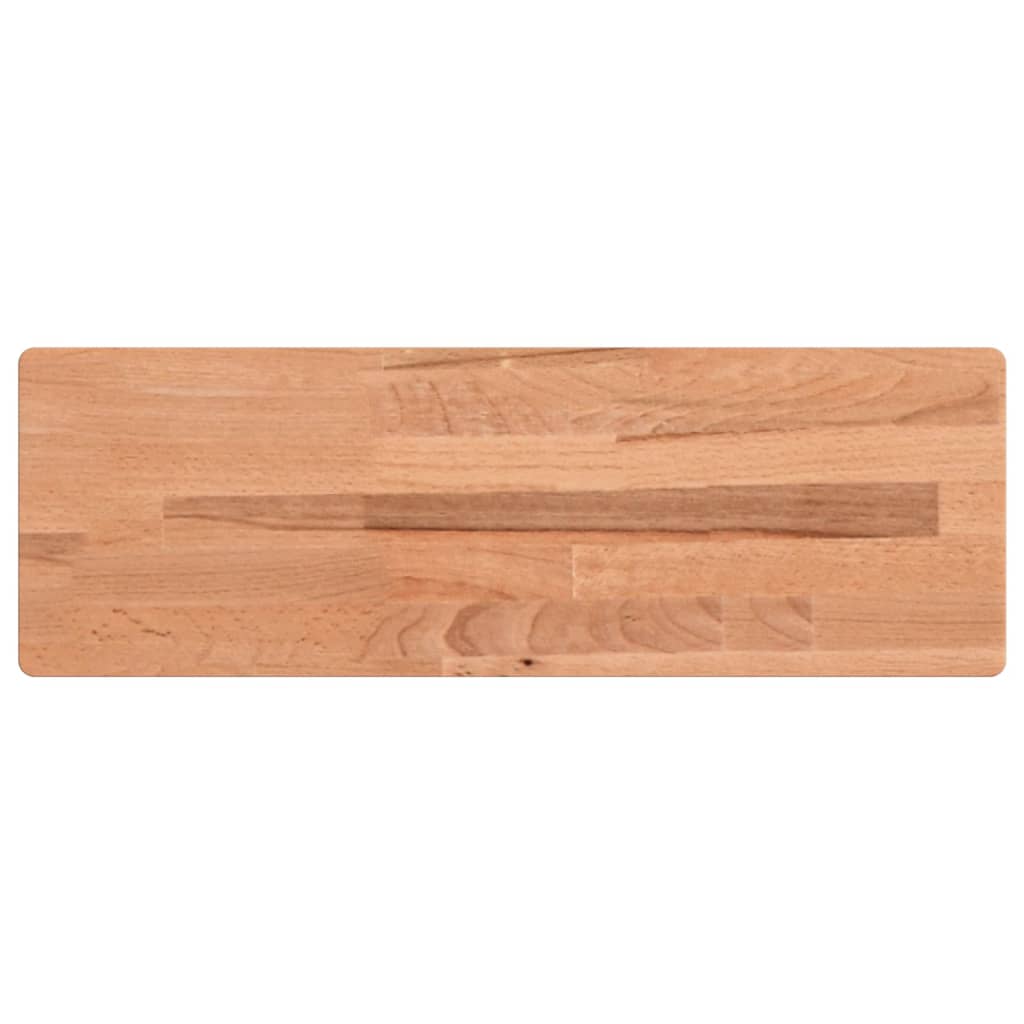 Wandschap 60x20x4 cm massief beukenhout