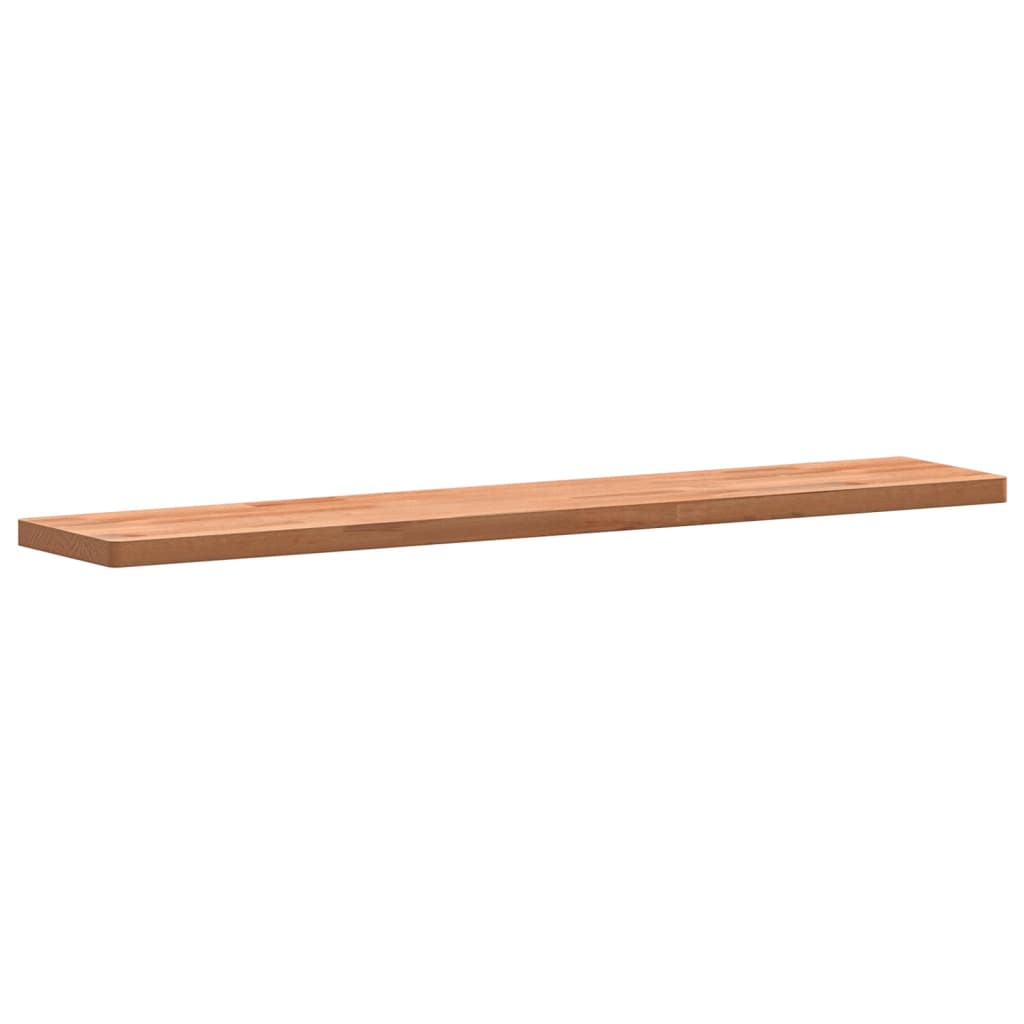 Wandschap 60x20x4 cm massief beukenhout