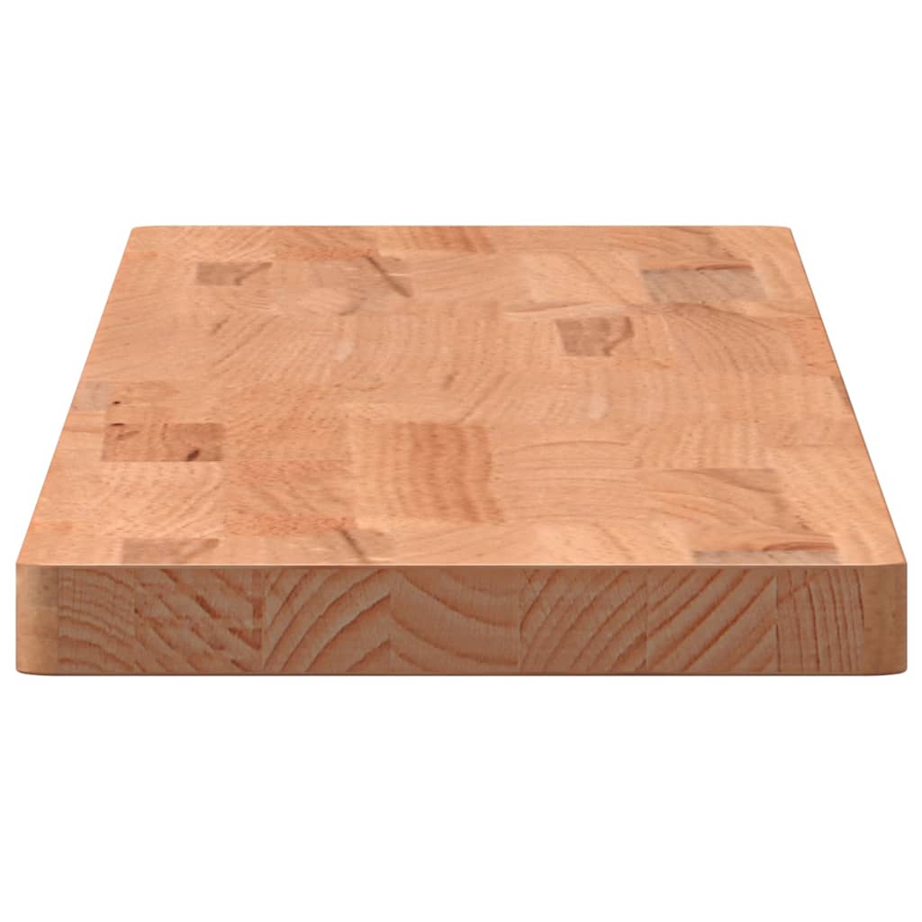 Wandschap 60x20x4 cm massief beukenhout