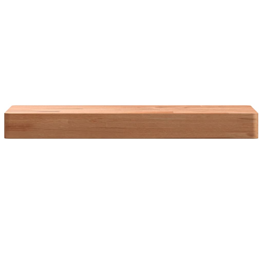 Wandschap 60x20x4 cm massief beukenhout