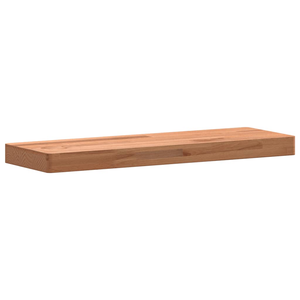 Wandschap 60x20x2,5 cm massief beukenhout