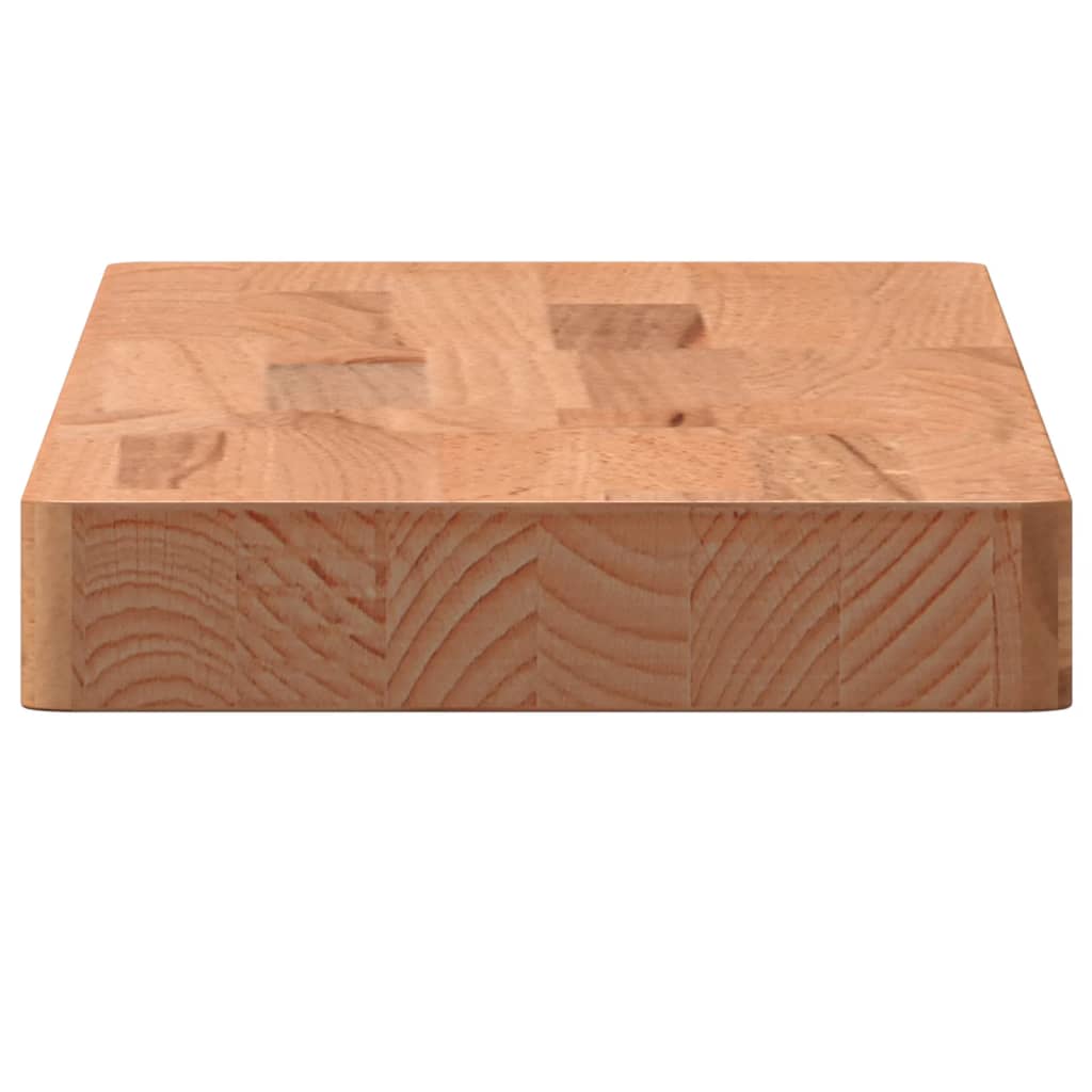 Wandschap 60x20x2,5 cm massief beukenhout