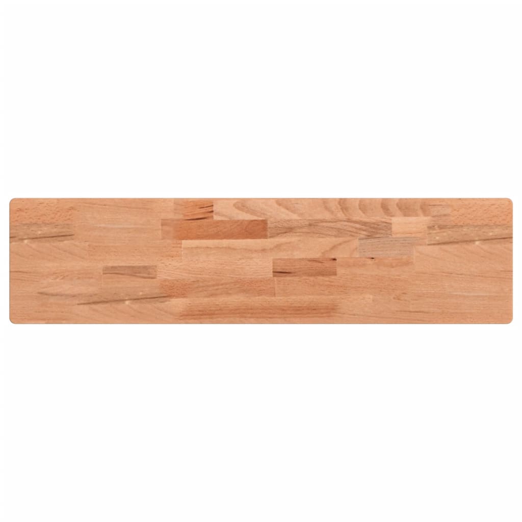 Wandschap 60x20x4 cm massief beukenhout