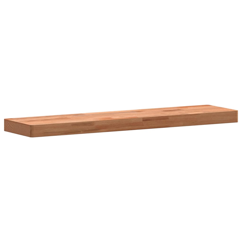 Wandschap 60x20x4 cm massief beukenhout