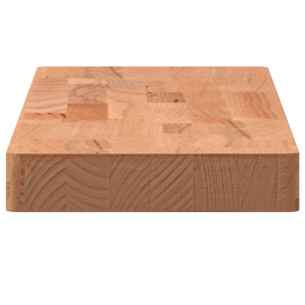 Wandschap 100x20x4 cm massief beukenhout