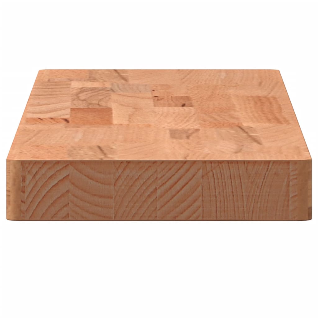 Wandschap 60x20x2,5 cm massief beukenhout