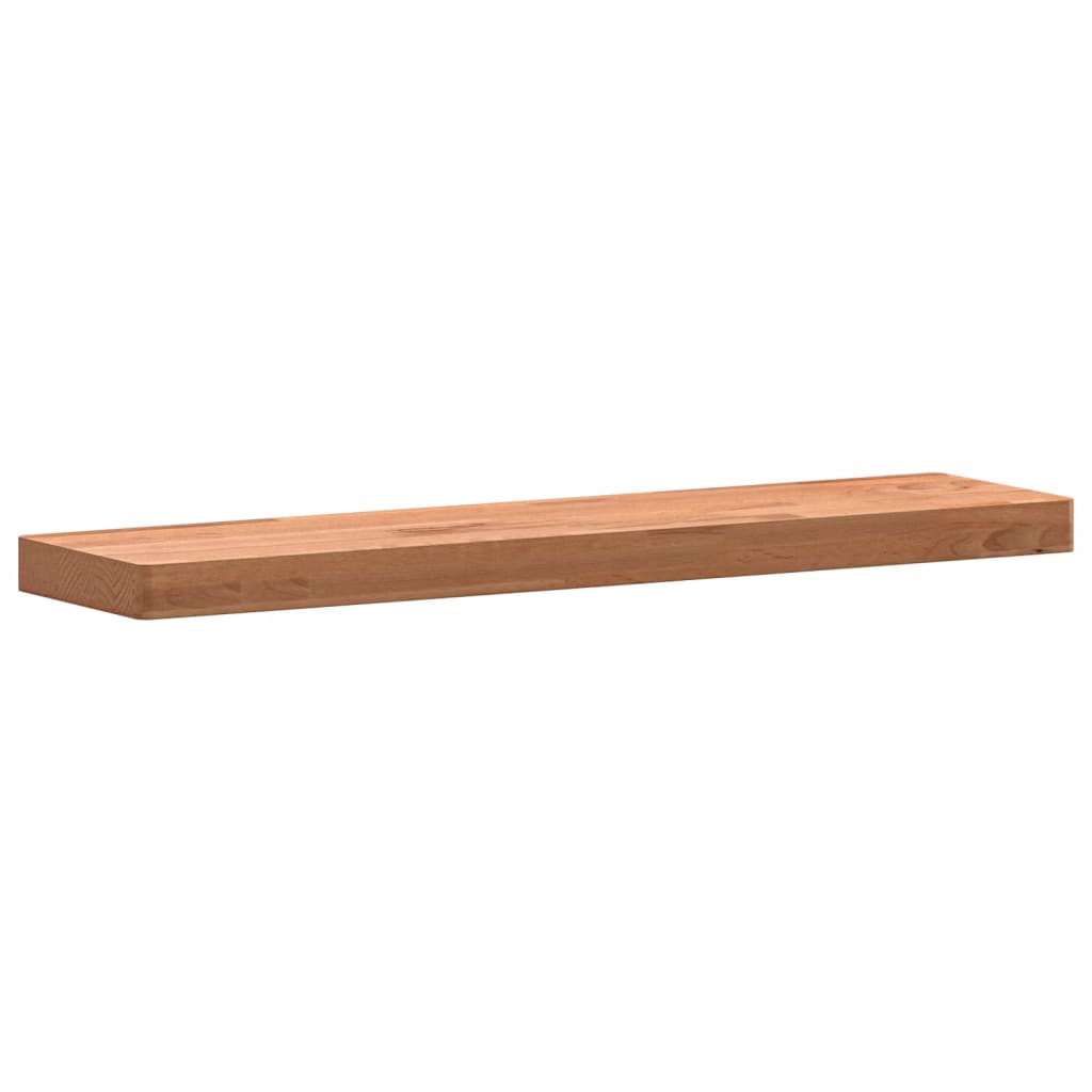 Wandschap 60x20x4 cm massief beukenhout