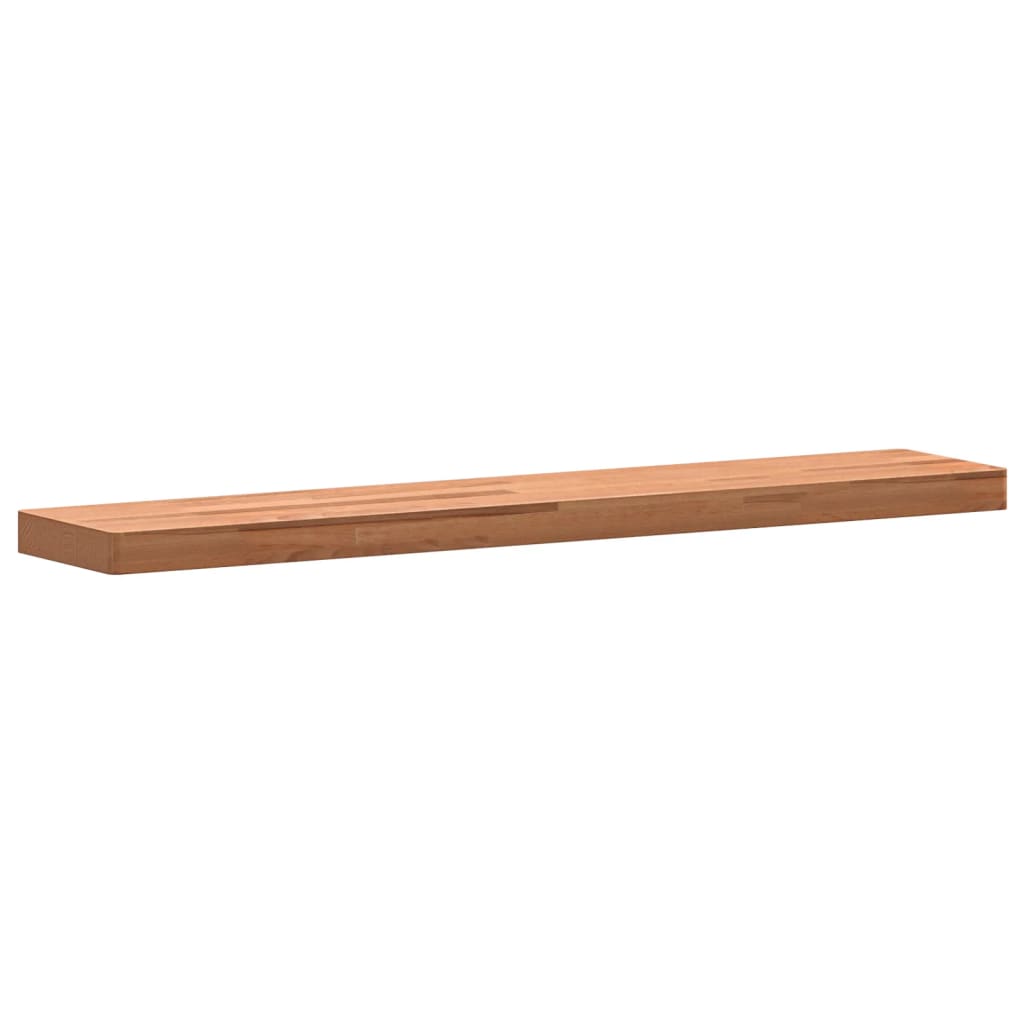 Wandschap 60x20x4 cm massief beukenhout