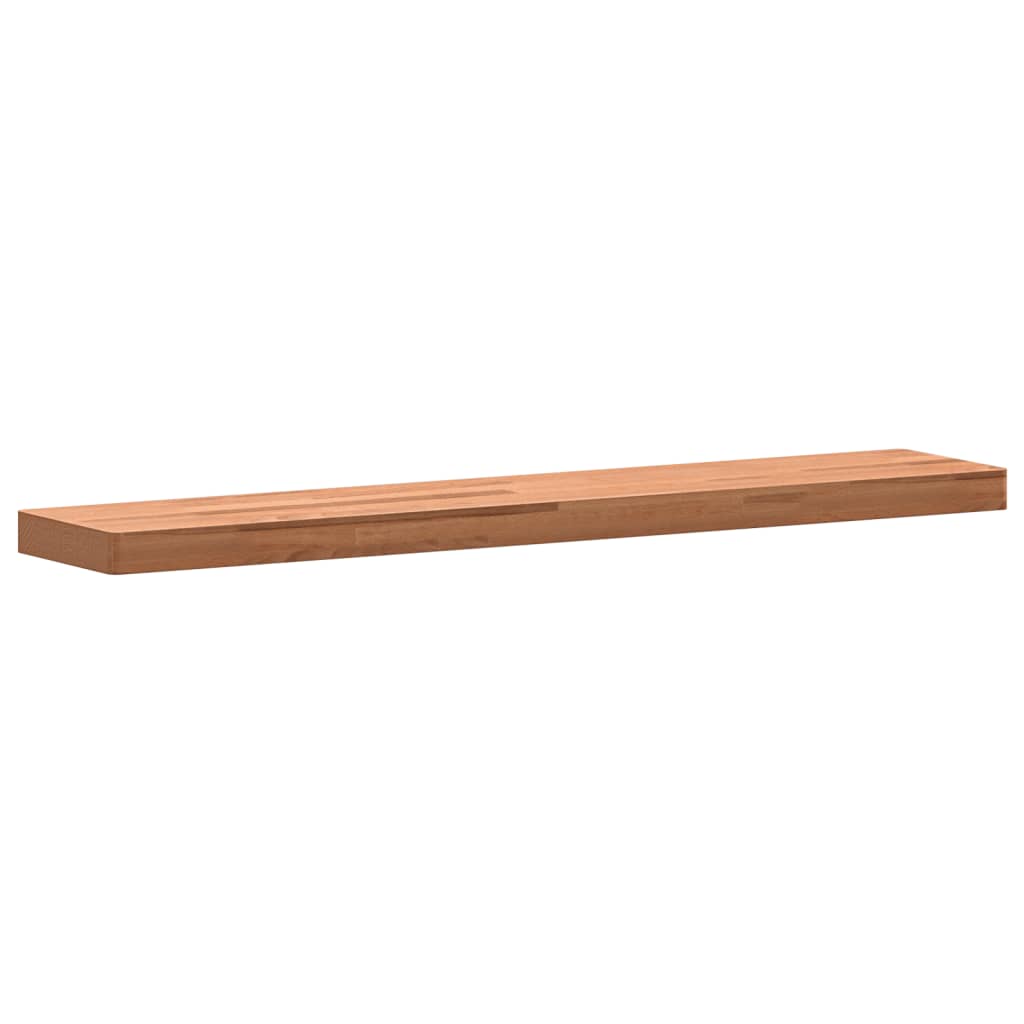 Wandschap 100x20x4 cm massief beukenhout