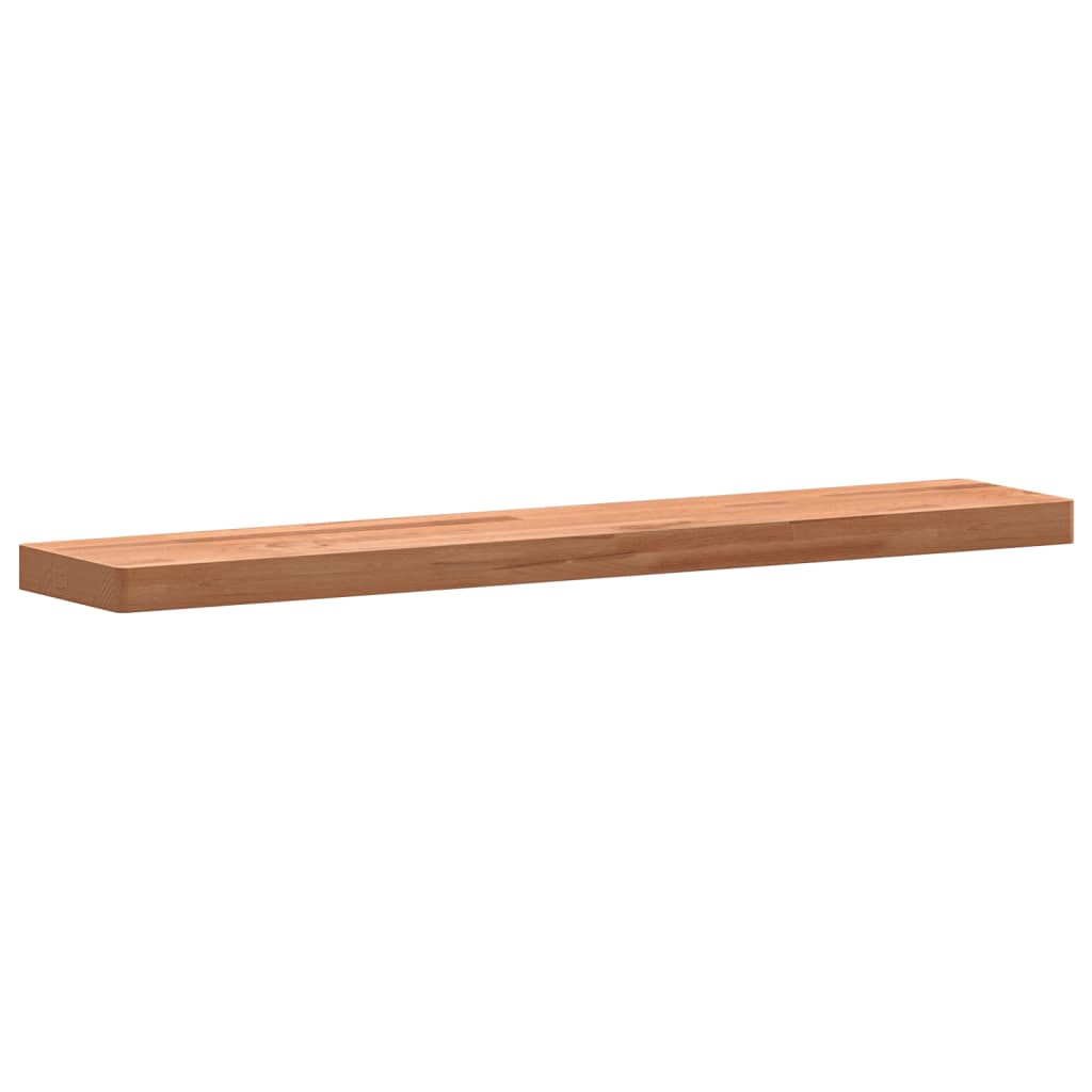 Wandschap 60x20x4 cm massief beukenhout