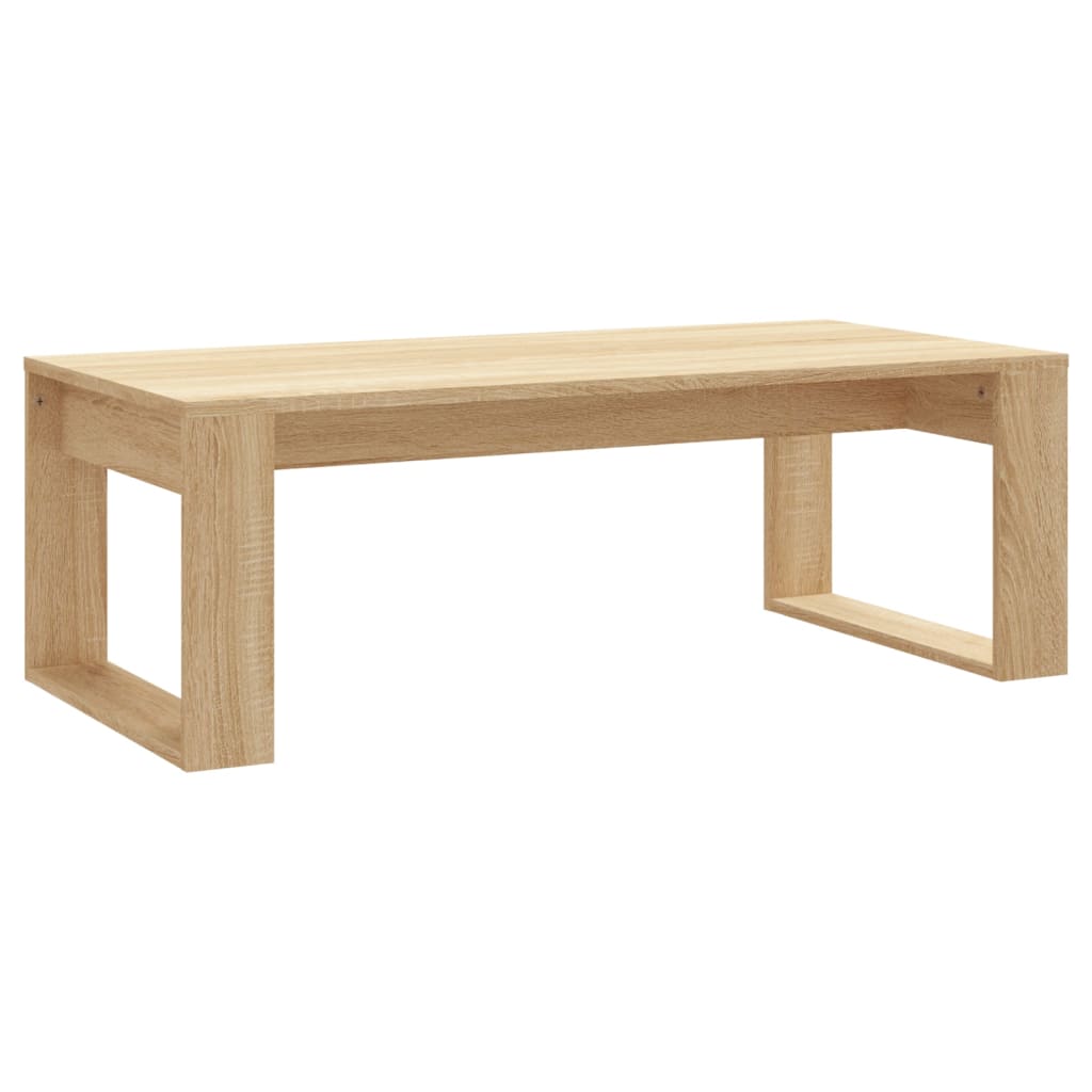 Salontafel 102x50x35 cm bewerkt hout