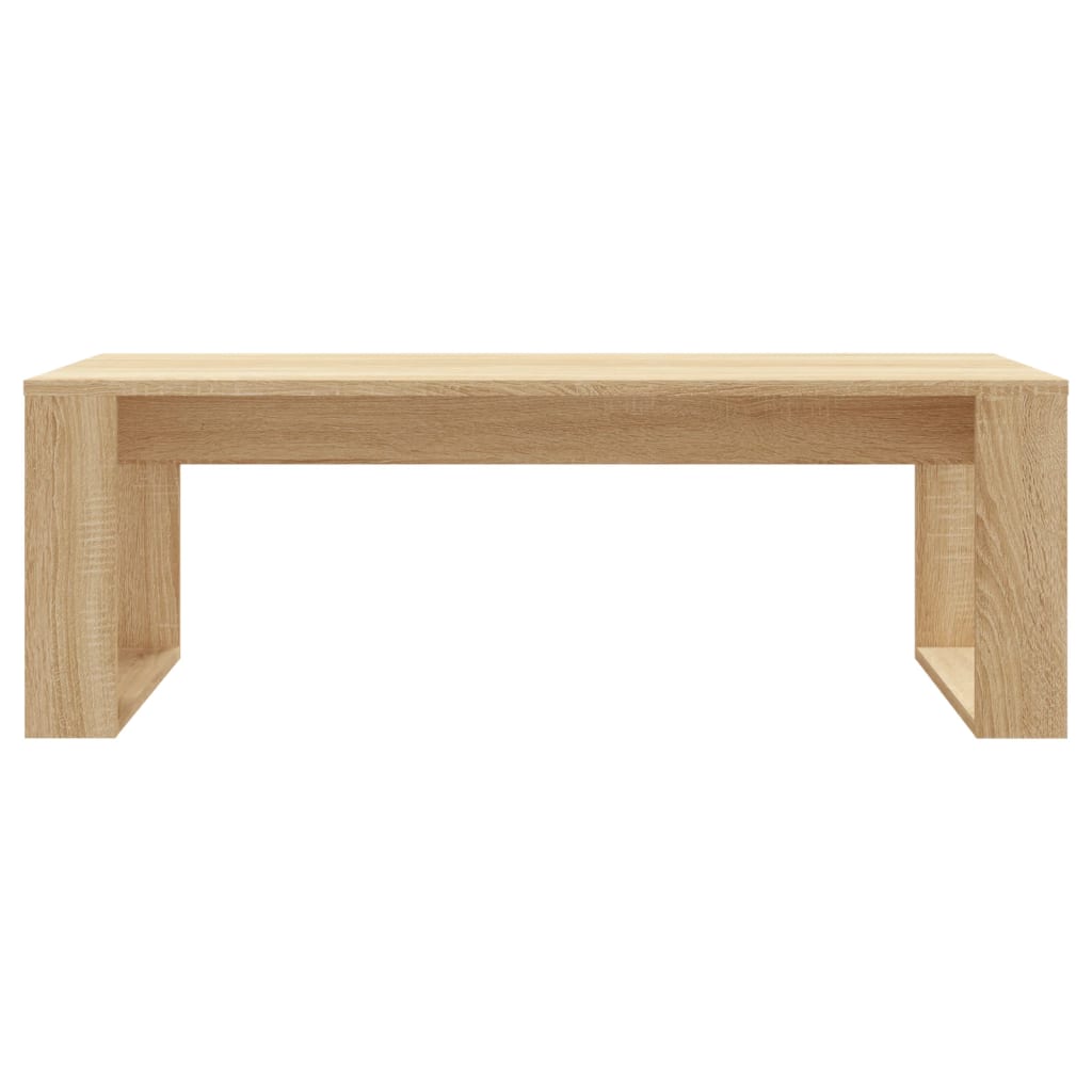 Salontafel 102x50x35 cm bewerkt hout