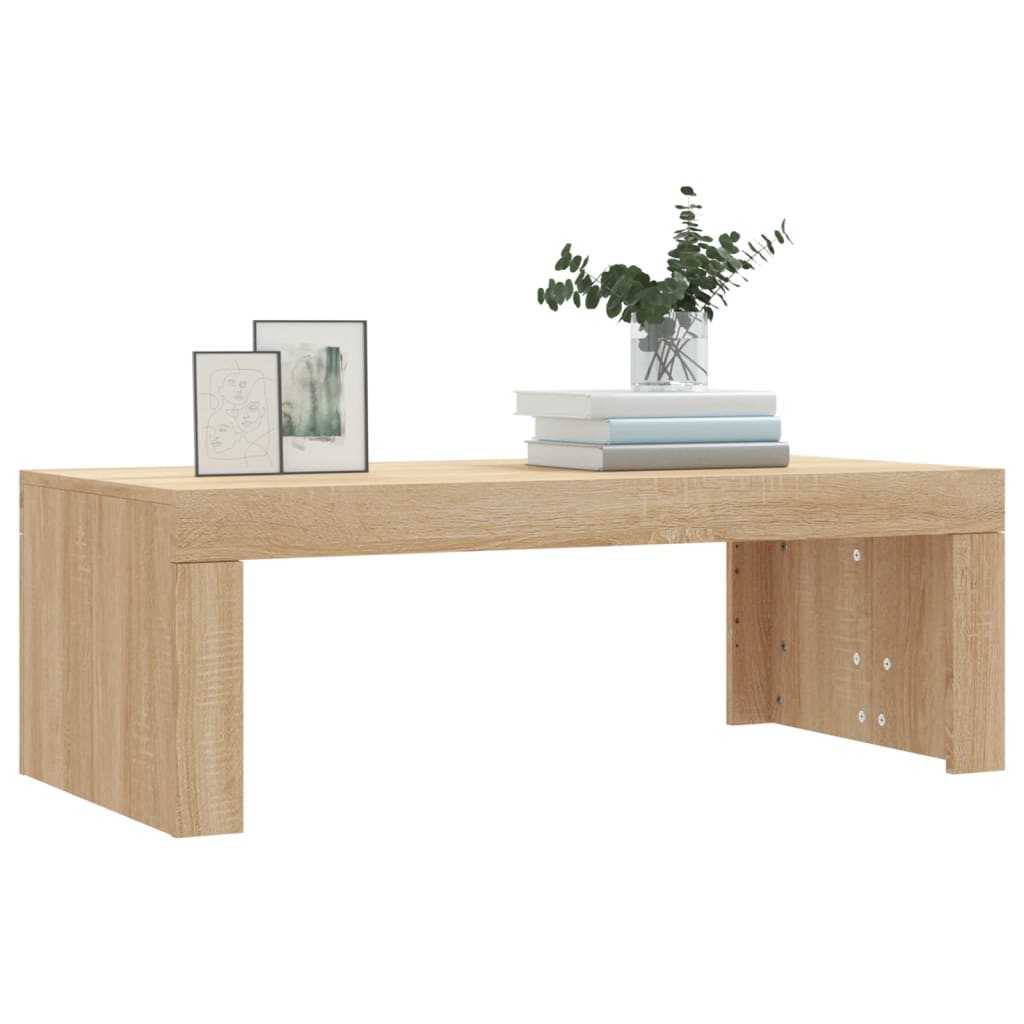 Salontafel 102x50x36 cm bewerkt hout