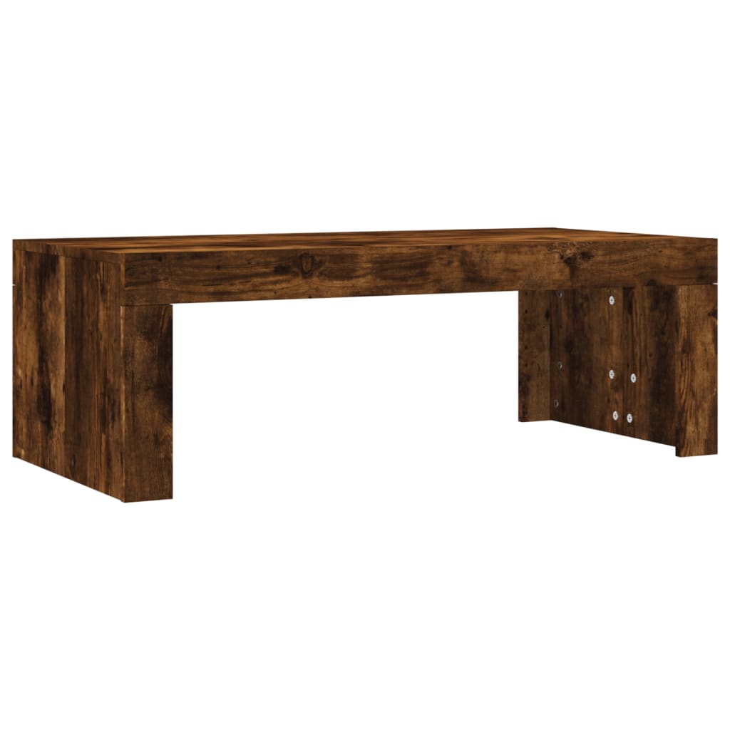 Salontafel 102x50x36 cm bewerkt hout