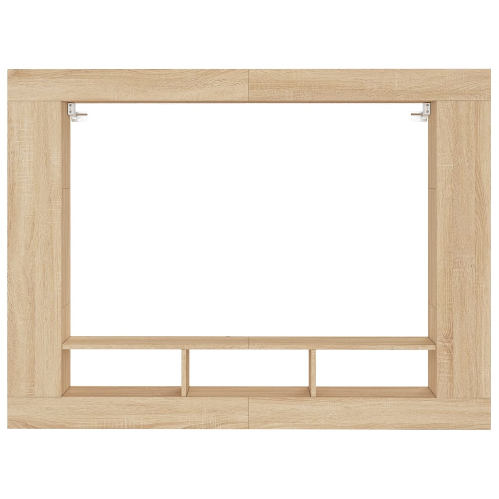 Tv-meubel 152x22x113 cm bewerkt hout