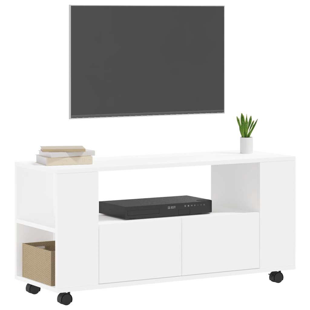 Tv-meubel 102x34,5x43 cm bewerkt hout