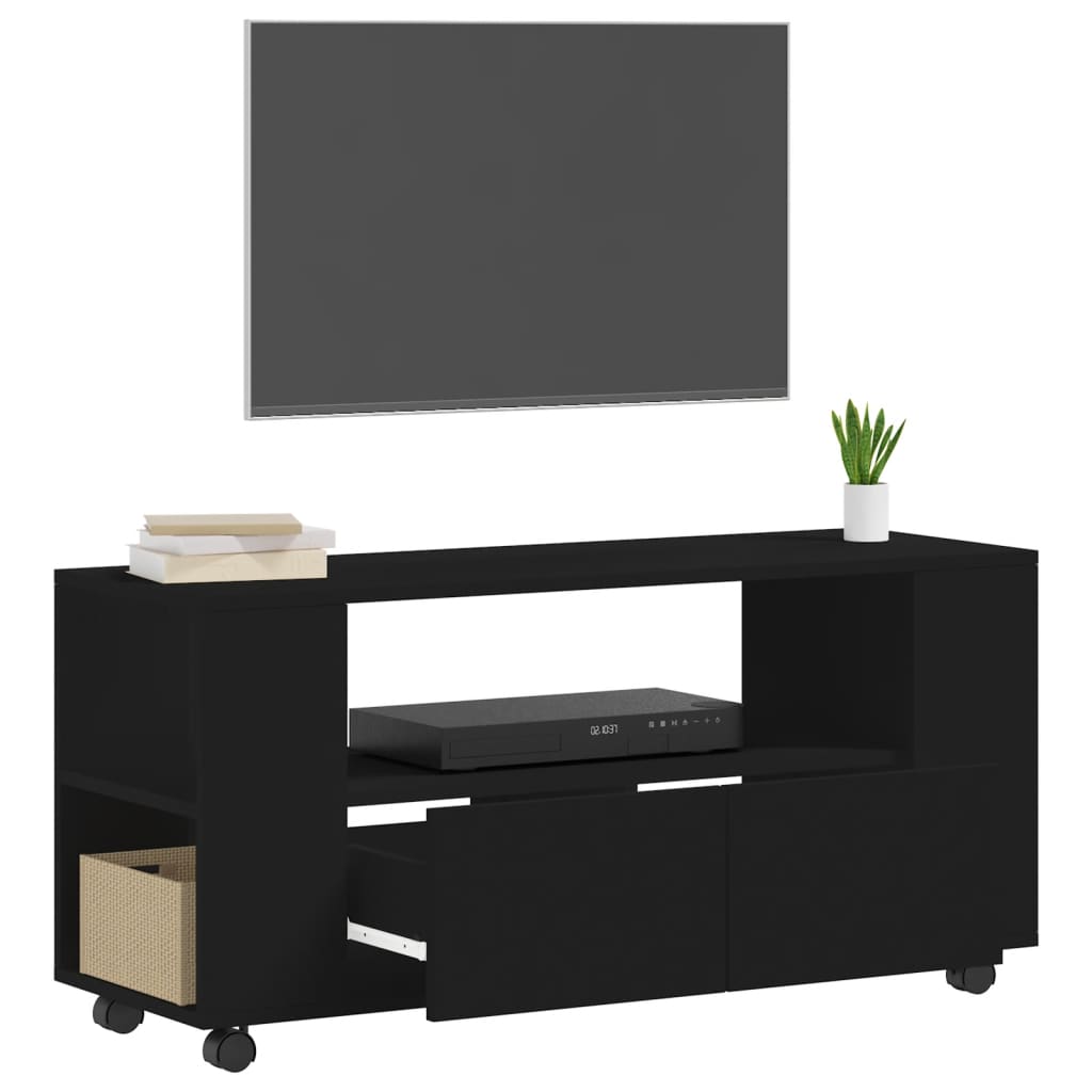 Tv-meubel 102x34,5x43 cm bewerkt hout