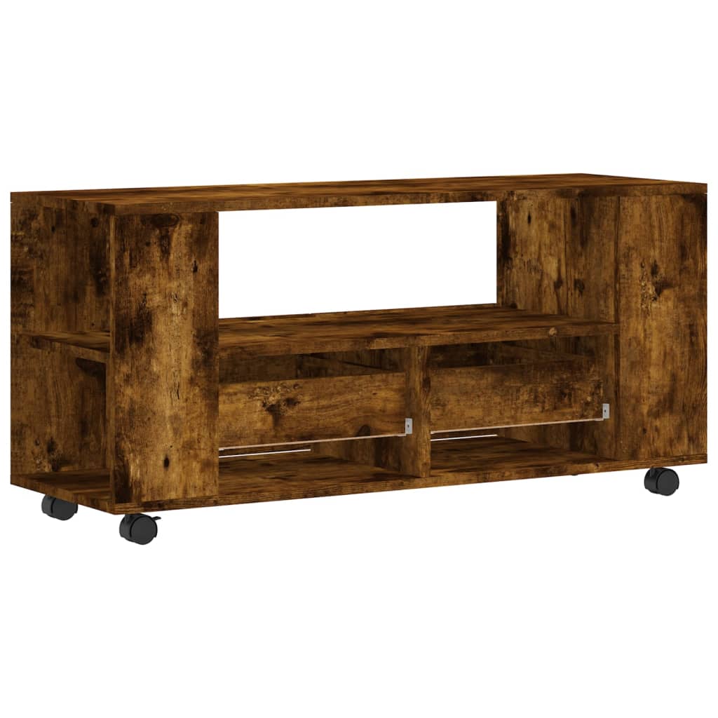 Tv-meubel 102x34,5x43 cm bewerkt hout